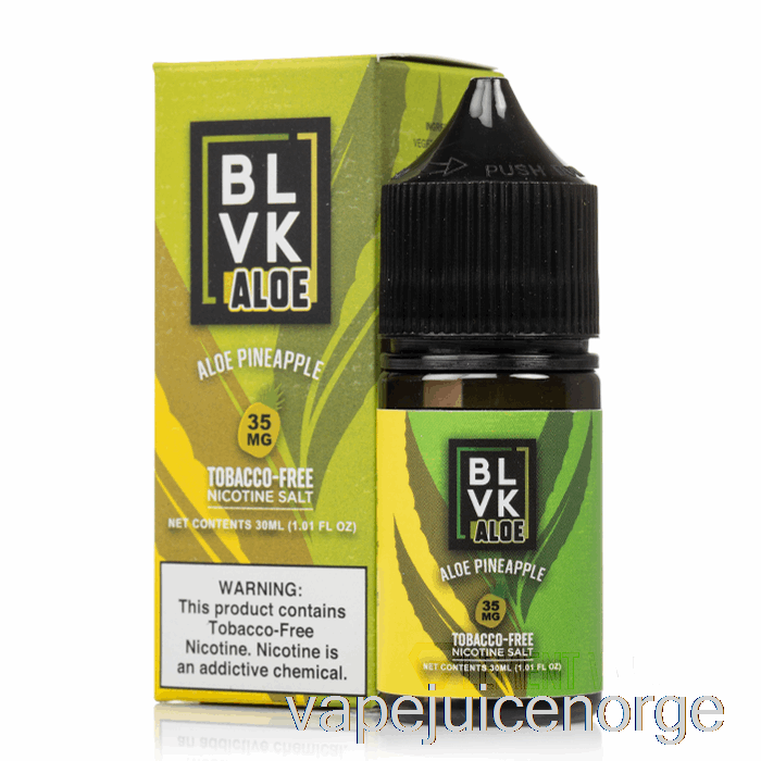 Vape Juice Aloe Ananas Salt - Blvk Salt - 30ml 50mg